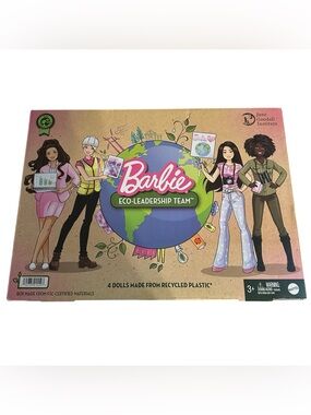 Mattel 2022 Barbie Eco-Leadership Team Four Doll Set